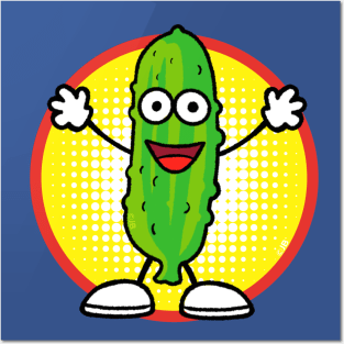 Fresh Pickle Cartoon Posters and Art